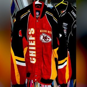 Vintage Kansas City Chiefs Nascar racing jacket